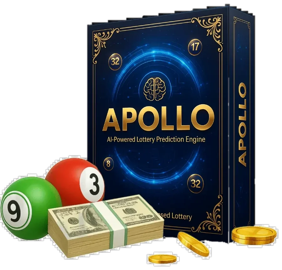 Apollo AI box shown with lottery balls and cash
